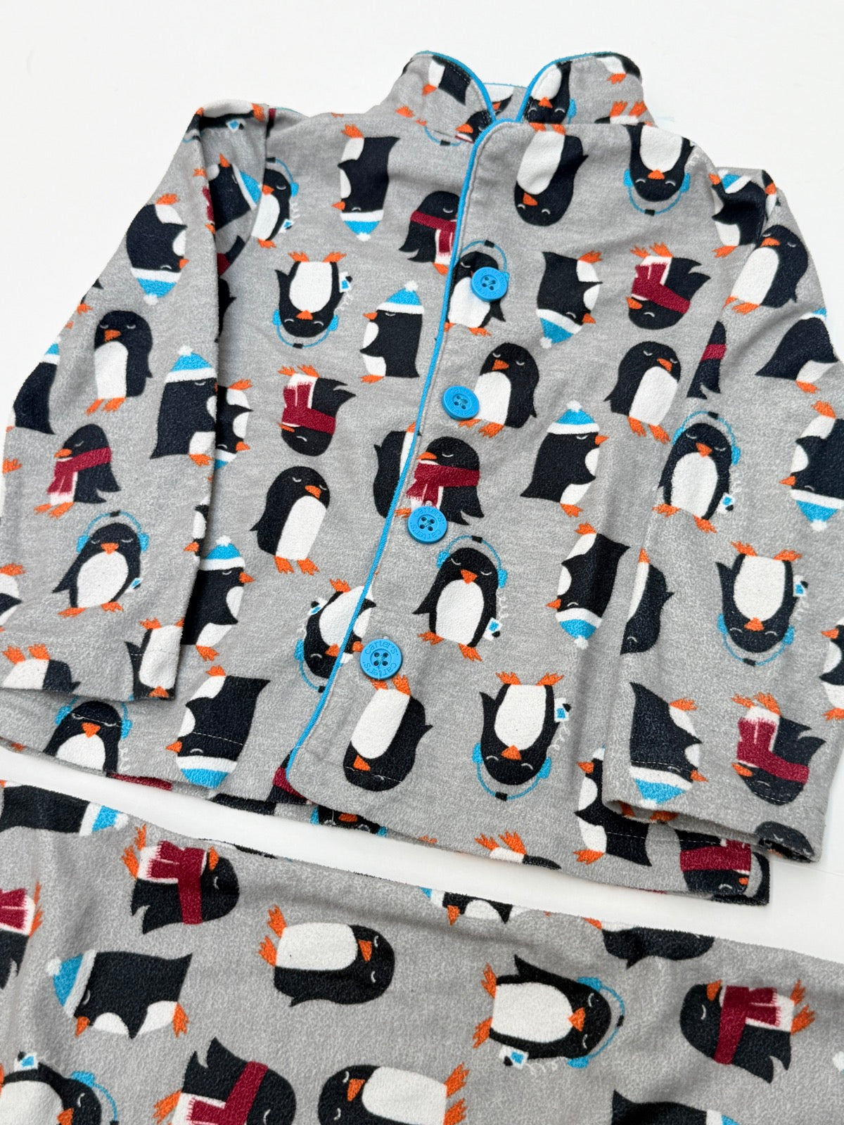Carter's Penguin Flannel Pajama Set 4T