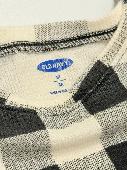 Old Navy Buffalo Plaid Long Sleeve Top 5T