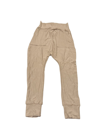Tiny Button Apparel Beige Harem Joggers Size 3/4