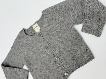 Sfera Gray Knit Cardigan 18-24m