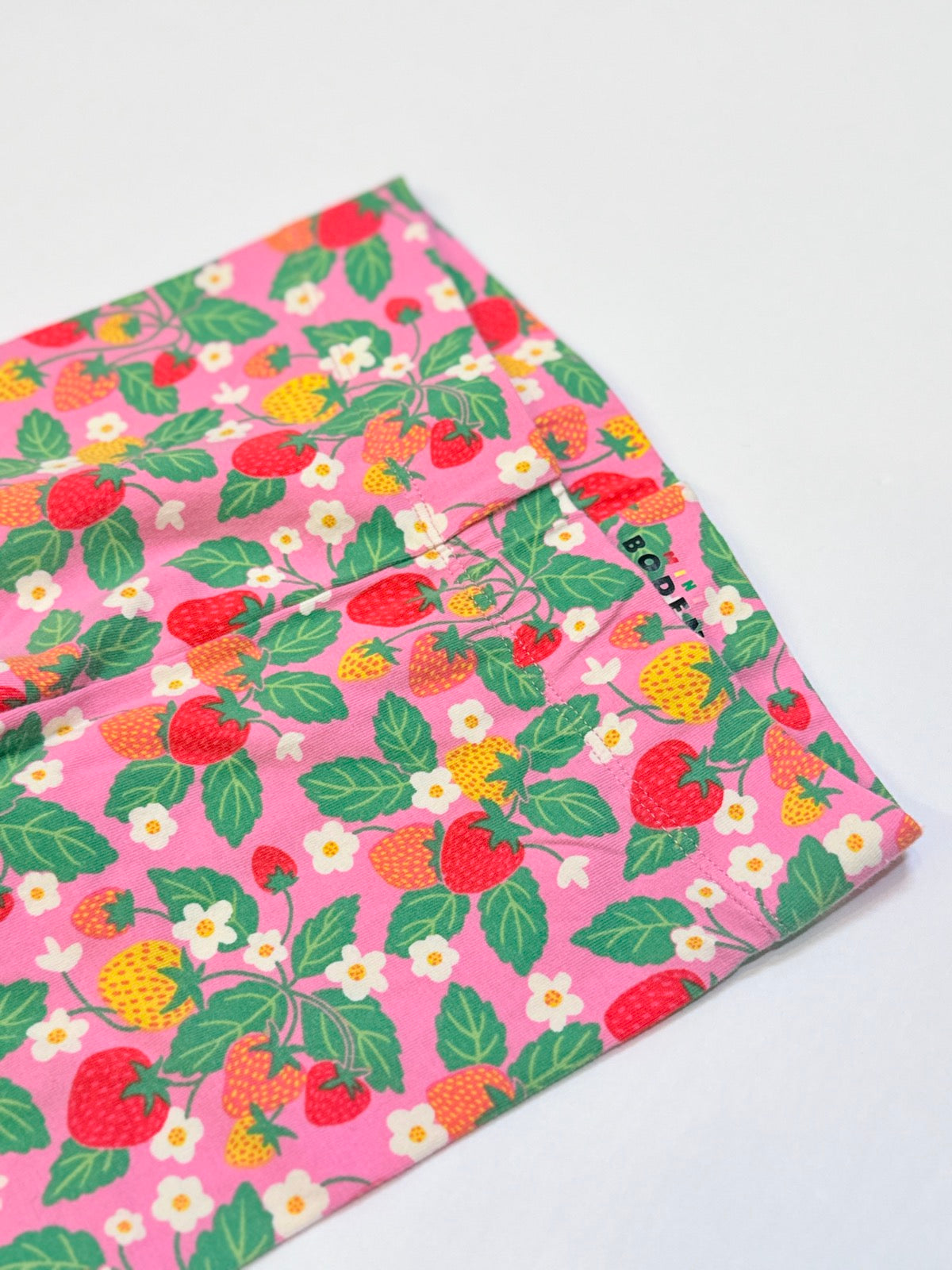 Mini Boden Strawberry Print Leggings 6-7Y
