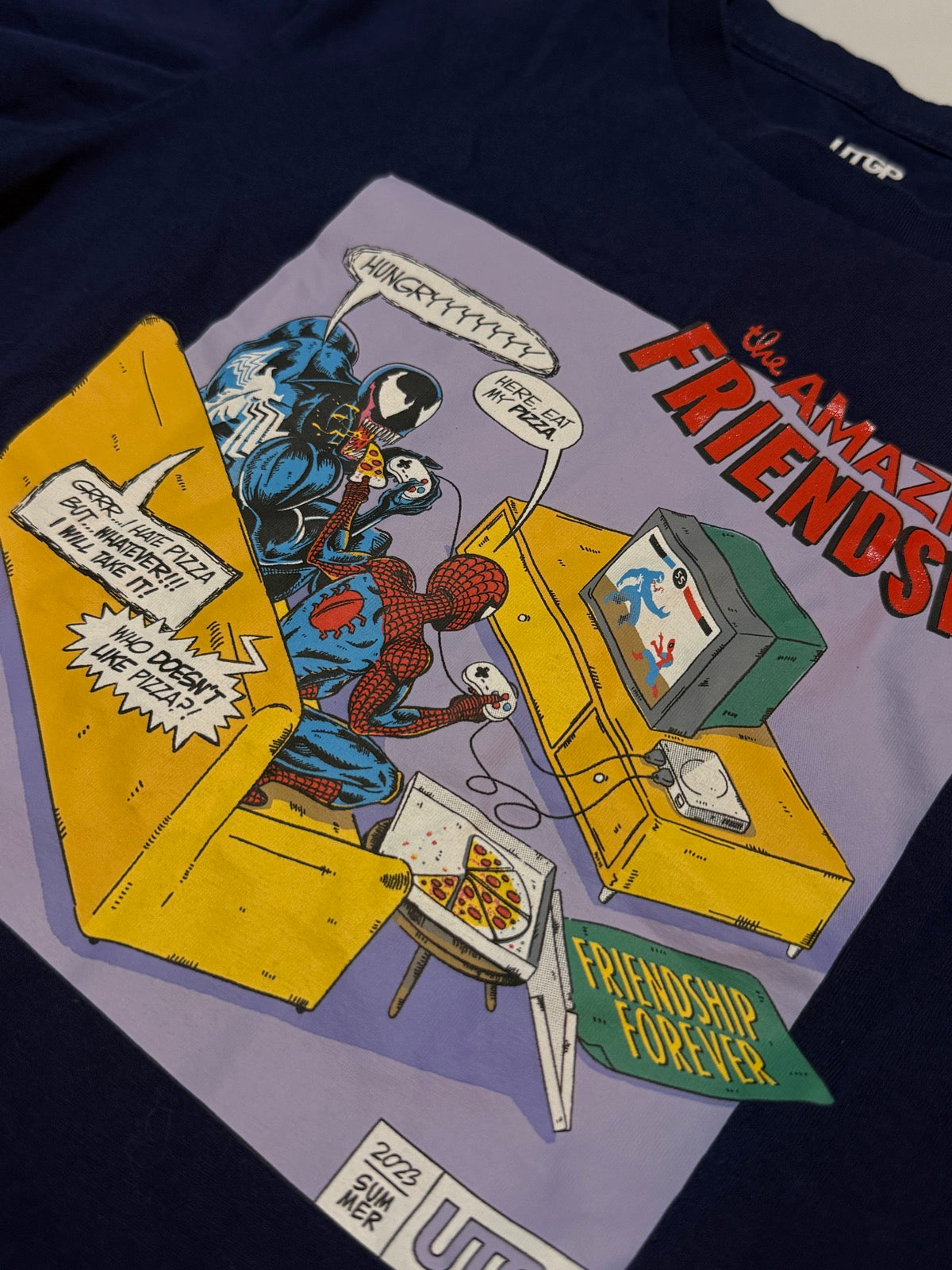 Uniqlo UTGP Marvel Spiderman Venom T-Shirt 7-8