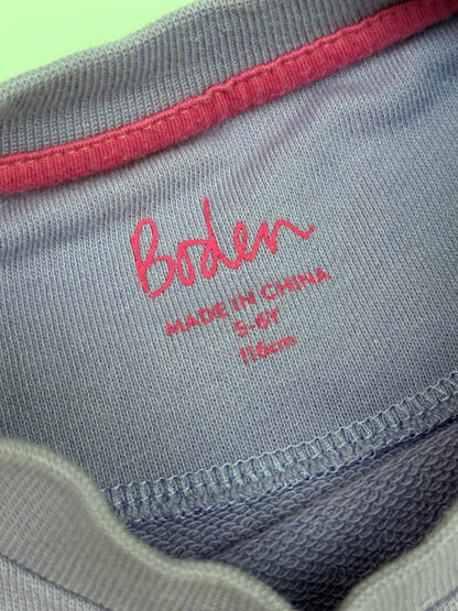 Boden Rainbow Sweatshirt 5-6Y
