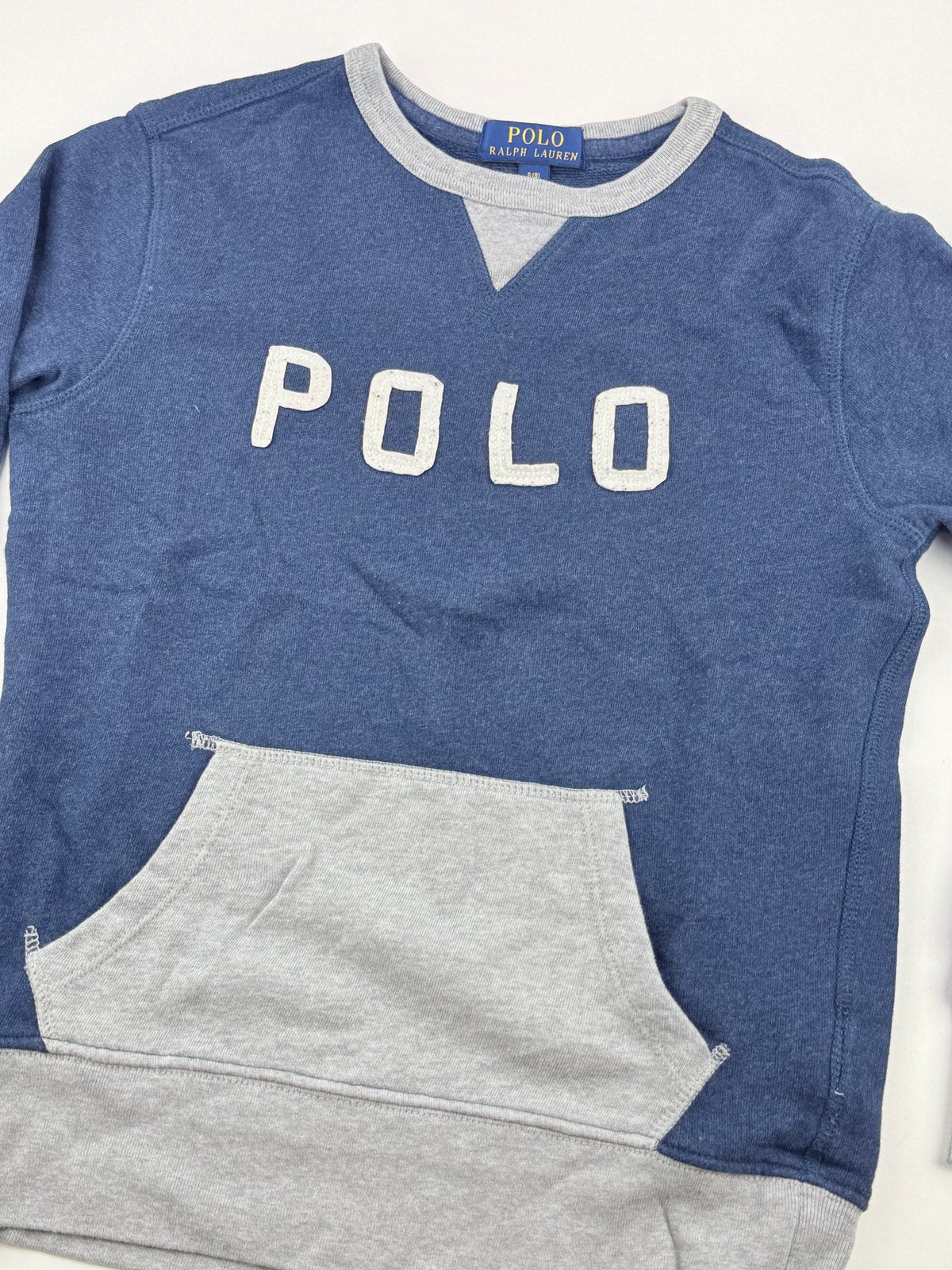 Polo Ralph Lauren Colorblock Sweatshirt Size S (8) 8