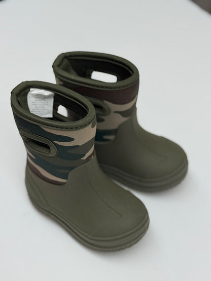 Joe Fresh Camo Neoprene Rain Boot Size 6