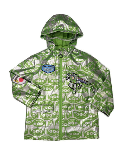 Disney Buzz Lightyear Raincoat Jacket Size 4