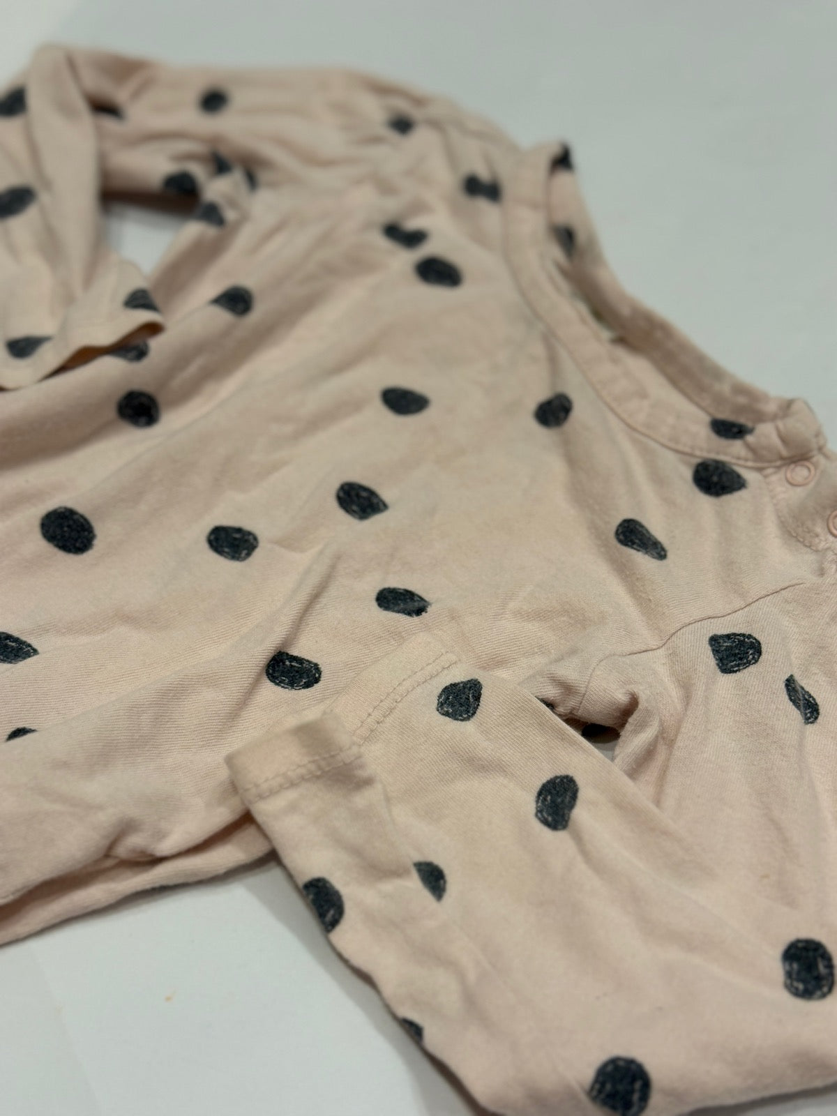 Tucker & Tate Pink Dot Long Sleeve Bodysuit 18m