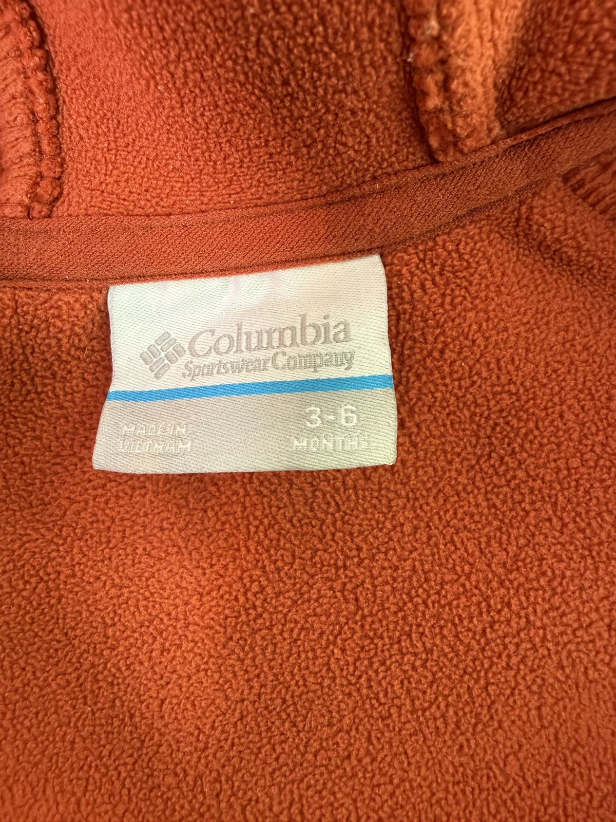 Columbia Fox Fleece Bunting Romper 3-6M