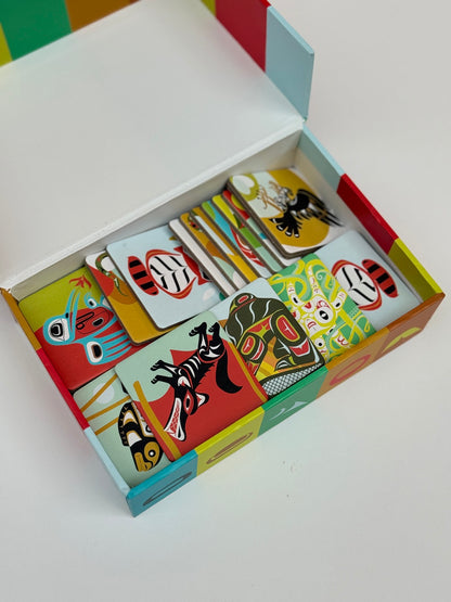 Northwest Coast Native Animals Matching Game