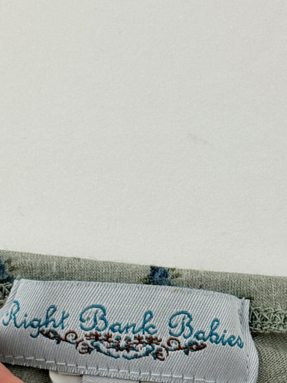 Right Bank Babies Floral Ruffle Top Size 5Y