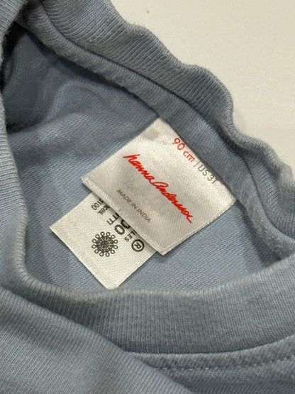 Hanna Andersson Blue Long Sleeve Tee 90cm 3T
