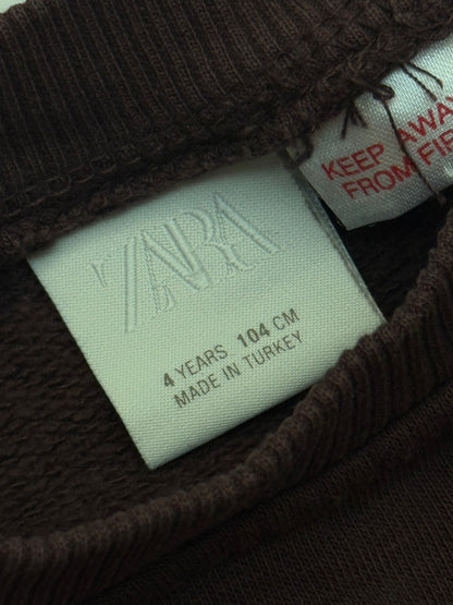 Zara Project Concept Brown Sweatshirt 4T