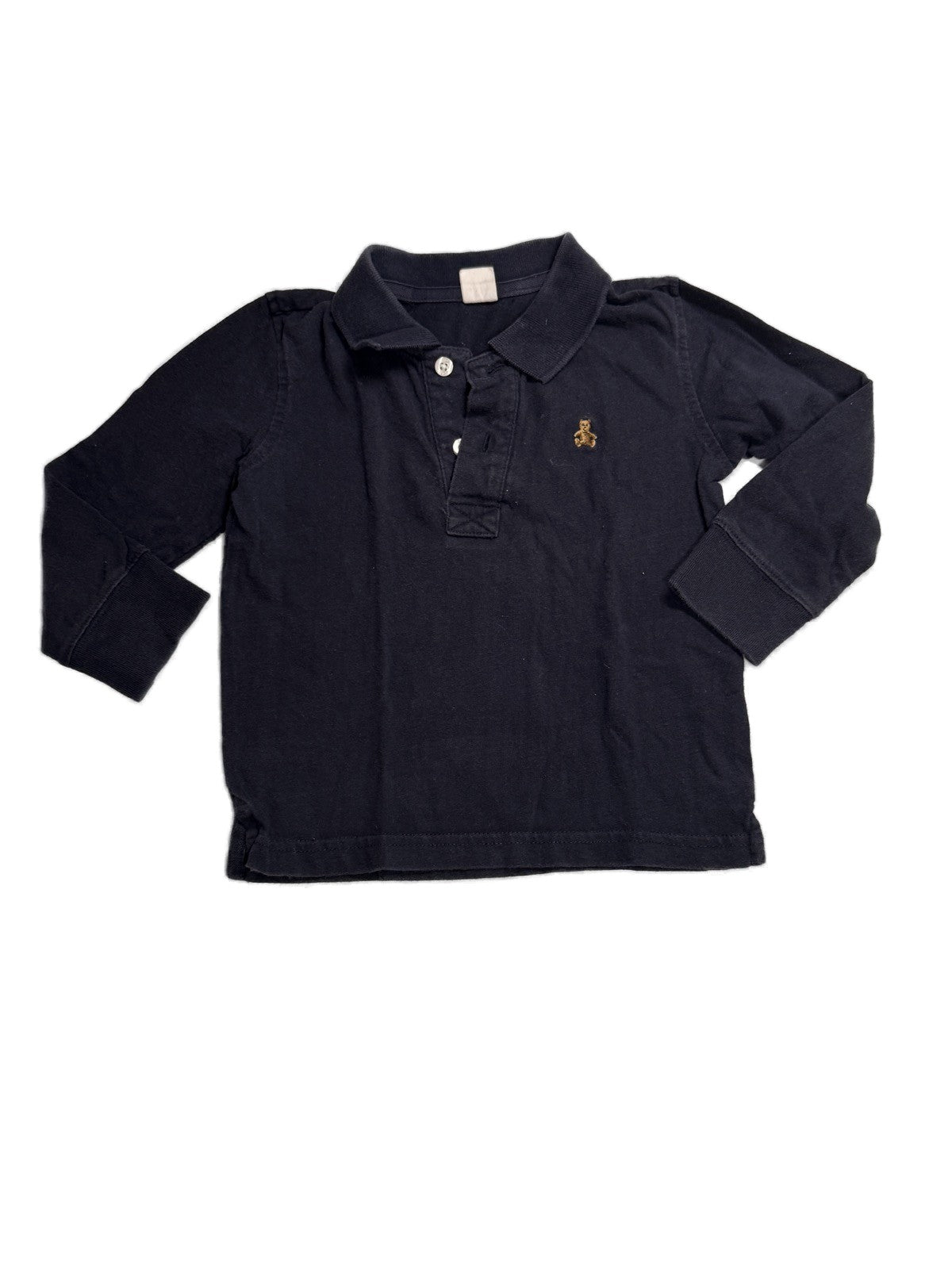 Baby Gap Navy Long Sleeve Polo 3T
