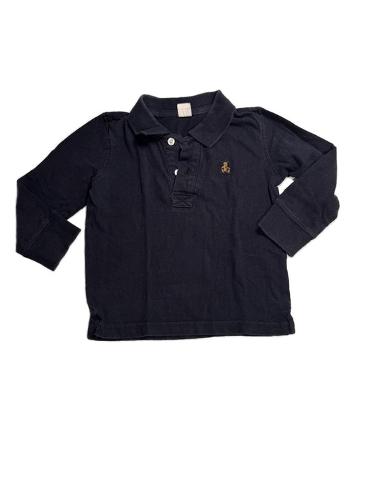 Baby Gap Navy Long Sleeve Polo 3T