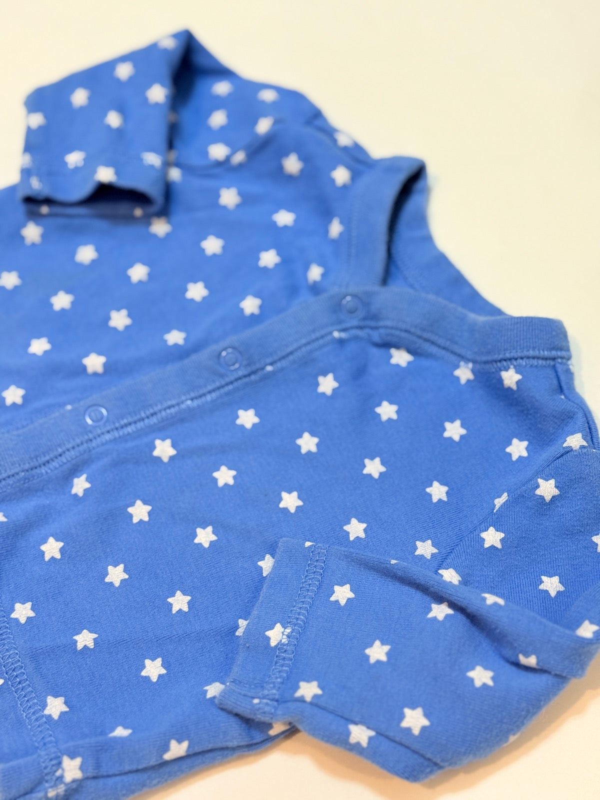 Blue Star Print Bodysuit 0-3m
