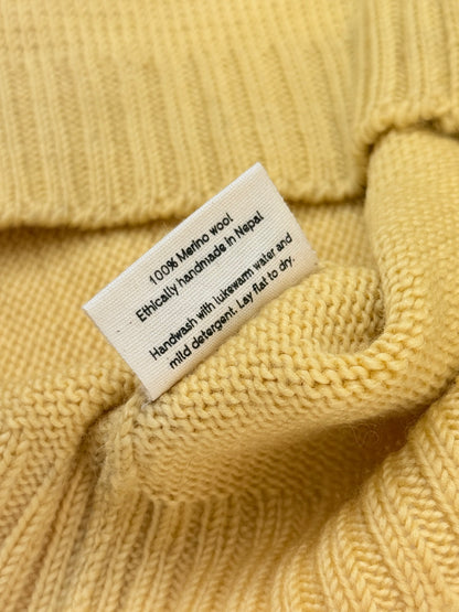 Nooks Design Yellow Merino Cardigan 2-4Y