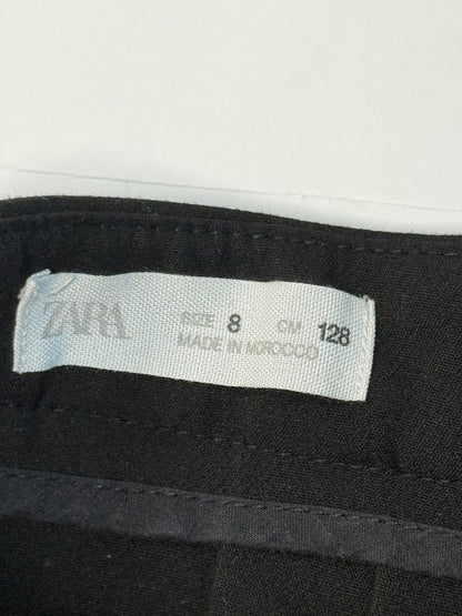 Zara Black Pleated Skirt Size 8