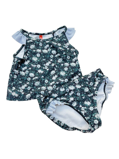 Joe Fresh Floral Two-Piece Swimsuit Set 4Y