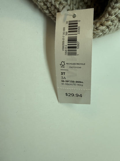 New With Tags - Old Navy Oatmeal Knit Cowl Neck Sweater 3T