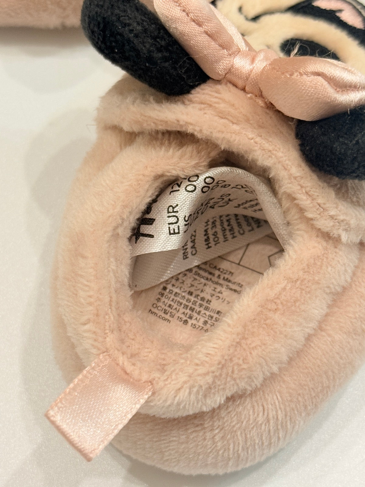 H&M Disney Minnie Mouse Baby Slippers Infant 1/2
