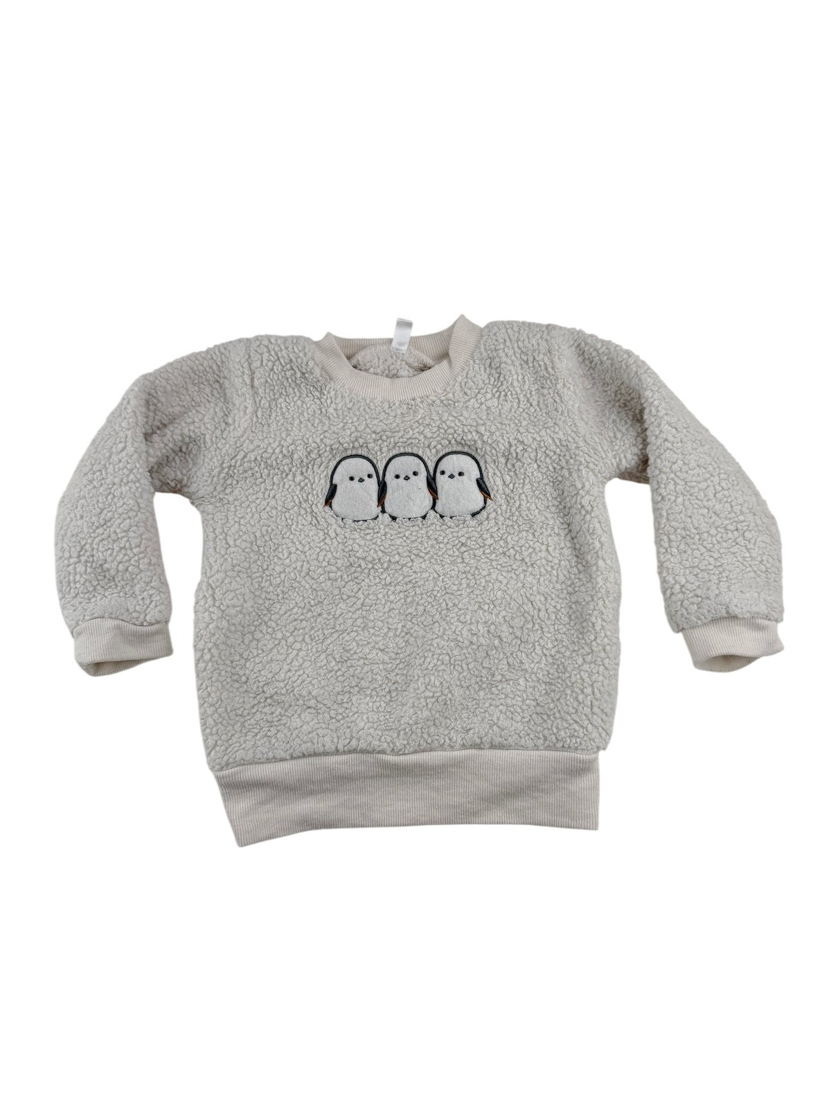 ELFINDOLL Penguin Sherpa Sweatshirt Size 2T