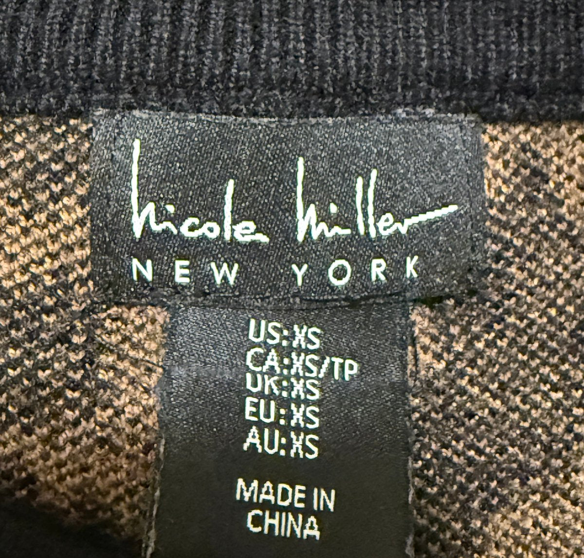 Nicole Miller New York Leopard Print Cardigan 12-14Y