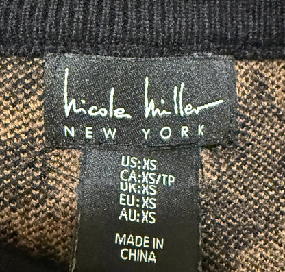 Nicole Miller New York Leopard Print Cardigan 12-14Y