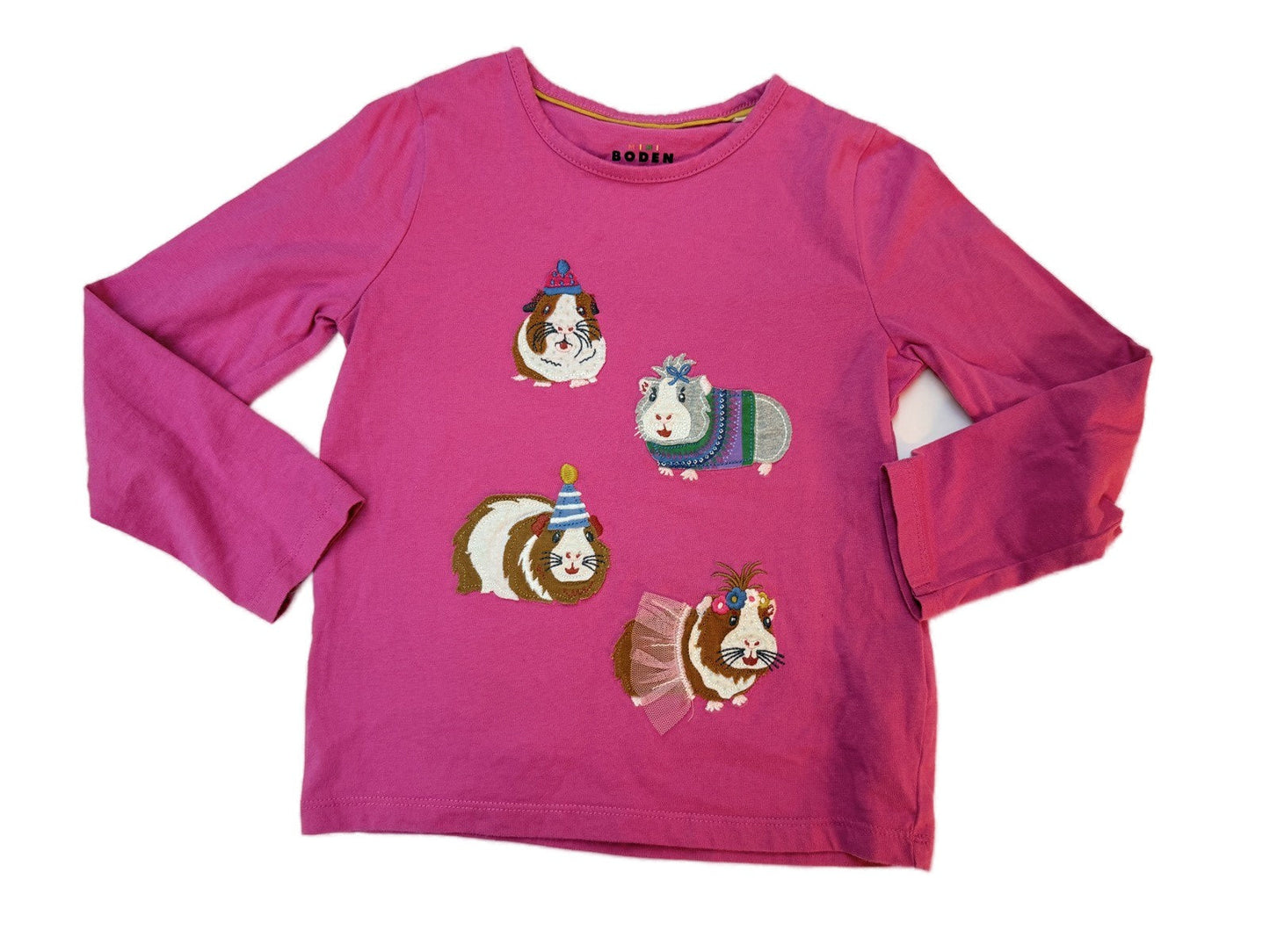 Mini Boden Guinea Pig Long Sleeve Top 6-7y