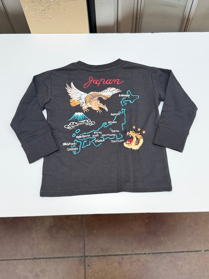 Japan Embroidered Sukajan Long Sleeve Tee 5T