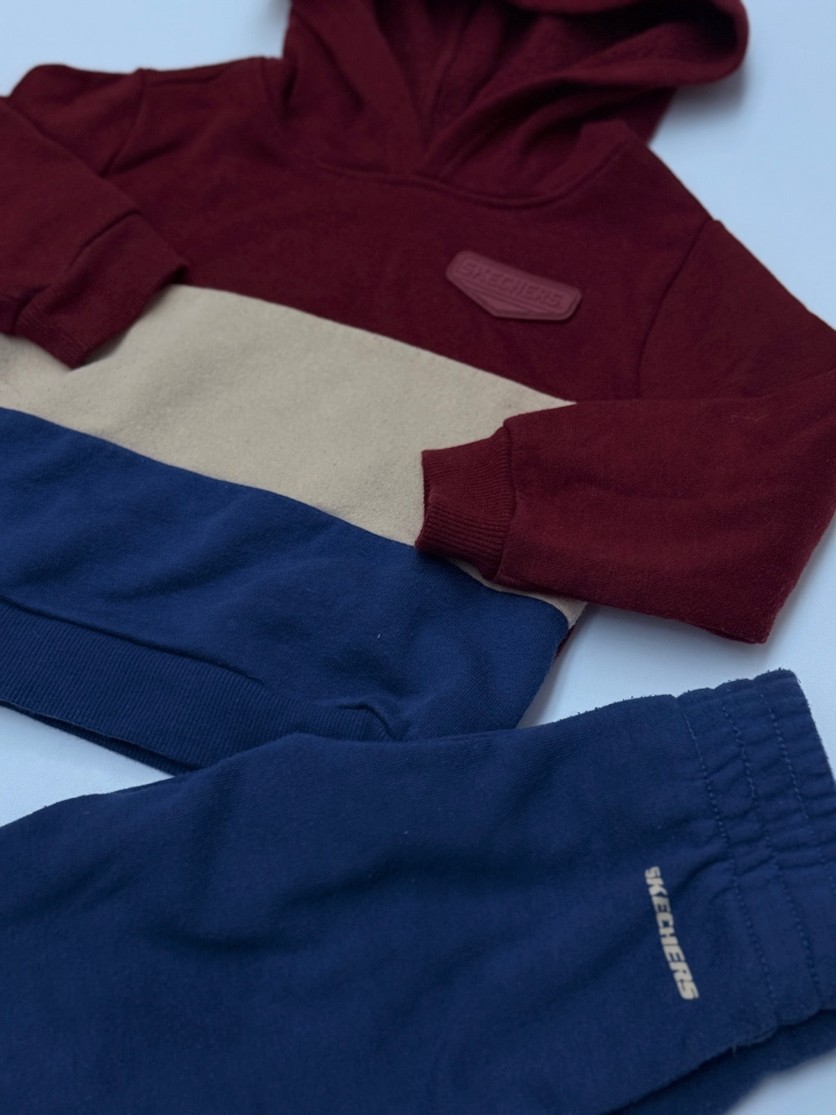 Skechers Colorblock Hoodie Jogger Set 24M