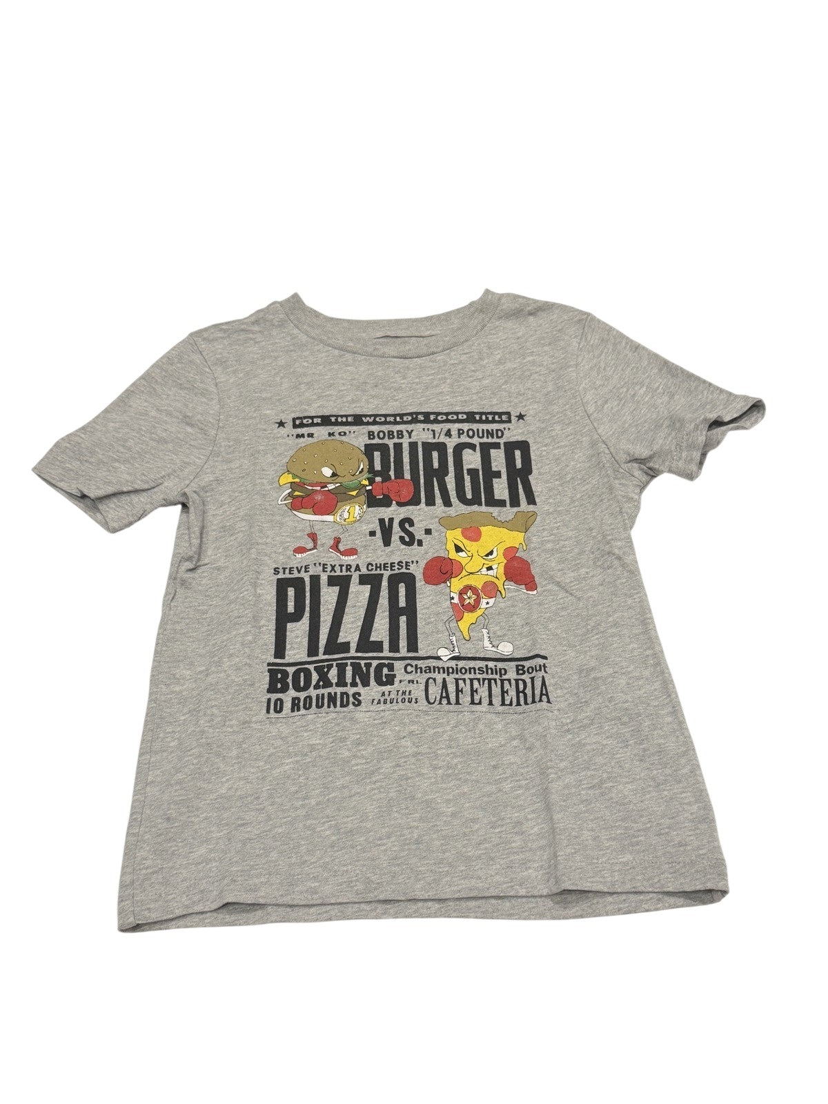 Gap Kids Burger vs Pizza Graphic Tee 6-7