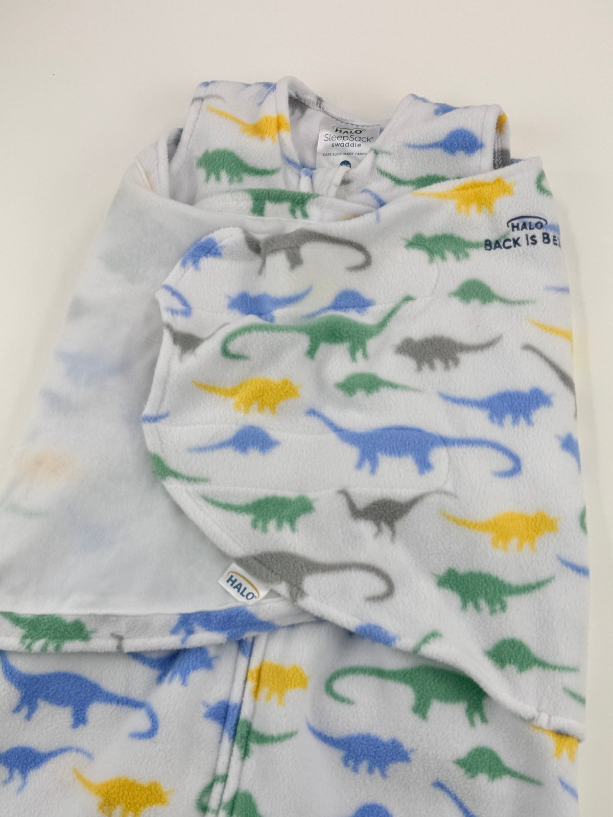 HALO SleepSack Swaddle Dinosaur Fleece Sleep Sack NB