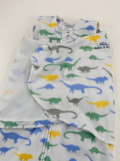 HALO SleepSack Swaddle Dinosaur Fleece Sleep Sack NB