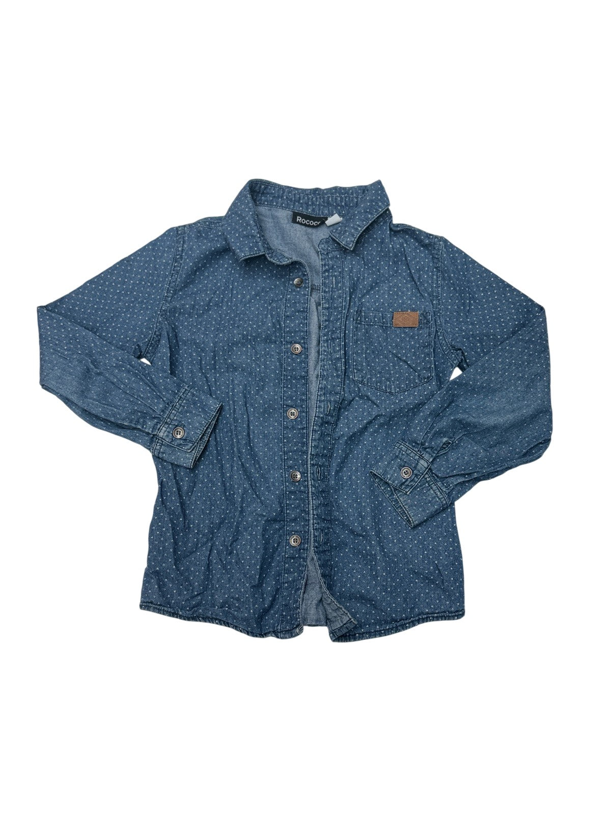 Rococo Chambray Polka Dot Shirt Size 5