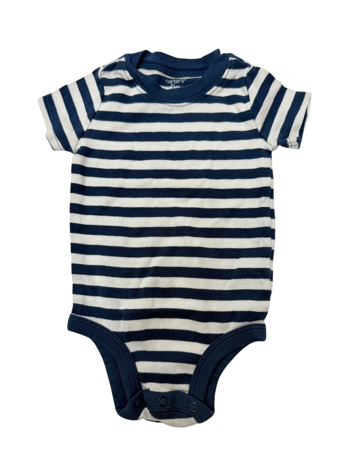 Carter's Navy Striped Bodysuit 9M
