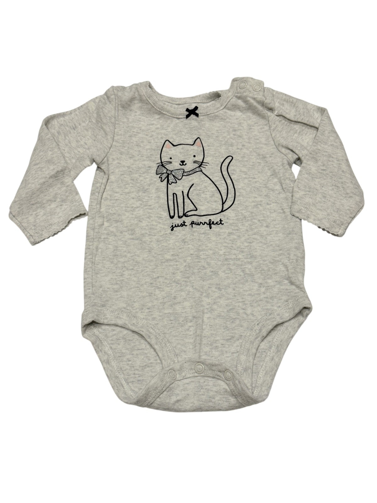 Carter's Just Purrfect Cat Bodysuit 6m
