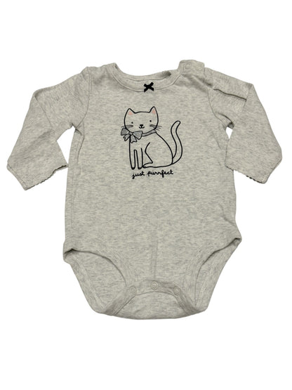 Carter's Just Purrfect Cat Bodysuit 6m