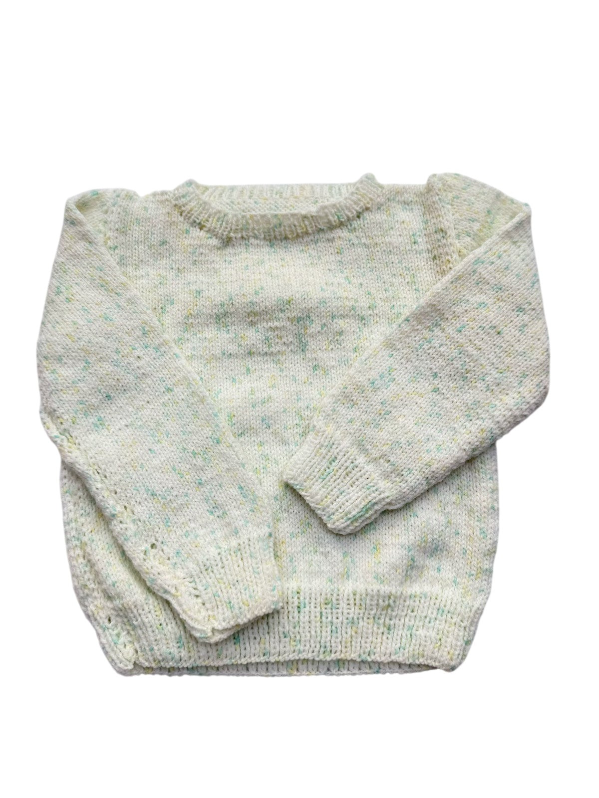Handmade Knit Baby Sweater Size 18m