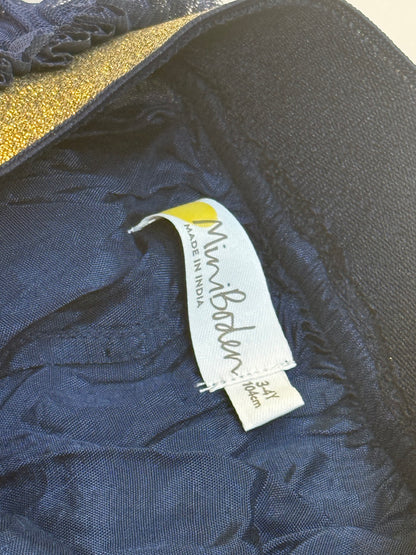 Mini Boden Navy Ruffle Tutu Skirt 3-4Y