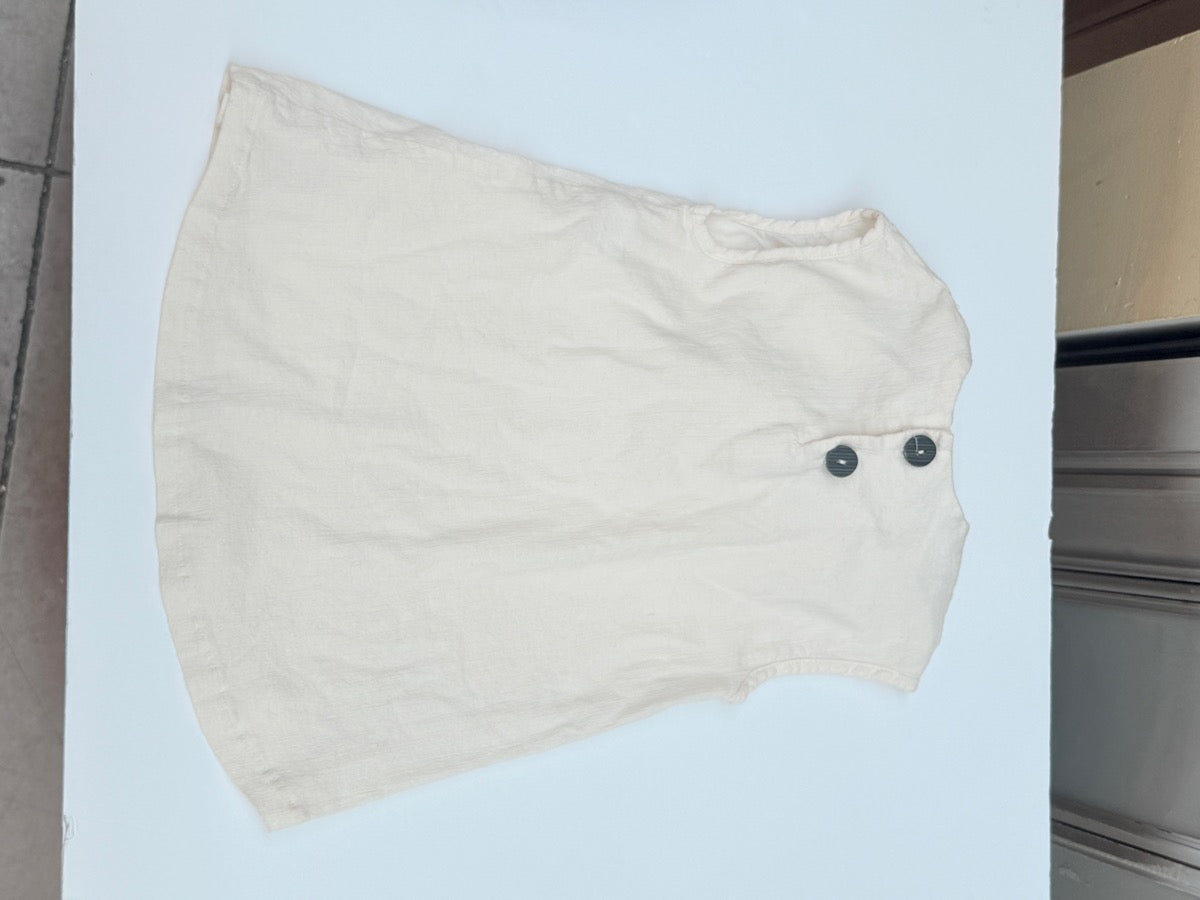A.Bird Ivory Bow Front Blouse 9Y