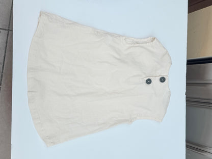 A.Bird Ivory Bow Front Blouse 9Y