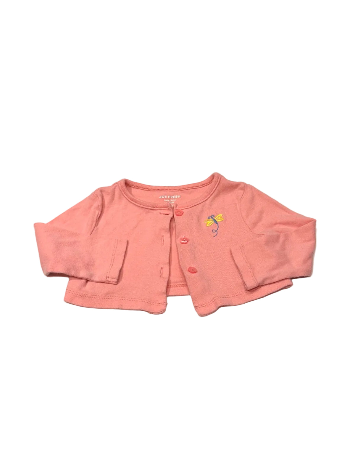 Cardigan Joe Fresh Pink Dragonfly 6-12m