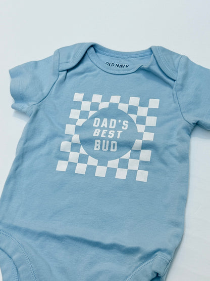 Old Navy Dad's Best Bud Bodysuit 6-12M