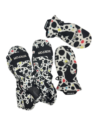 Burton Toddler Mittens Splatter Print 2pc set Size 2T
