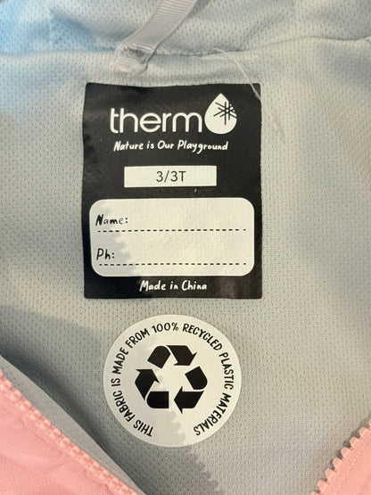 Therm Hydracloud Pink Puffer Jacket 3T