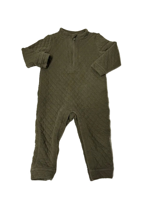 Old Navy Quilted Moss Green Jumpsuit 18-24m