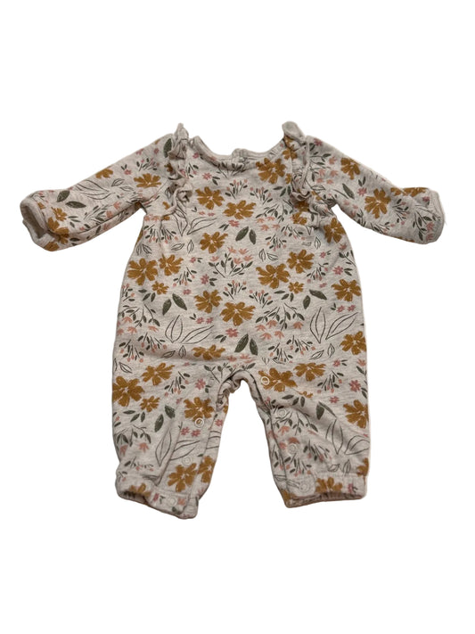 Carter's Floral Ruffle Romper 0-3m