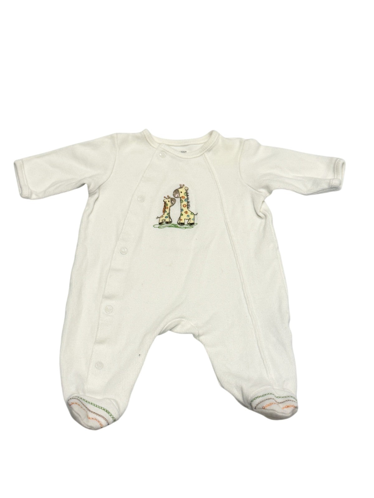 Little Me Giraffe Footed Sleeper Newborn