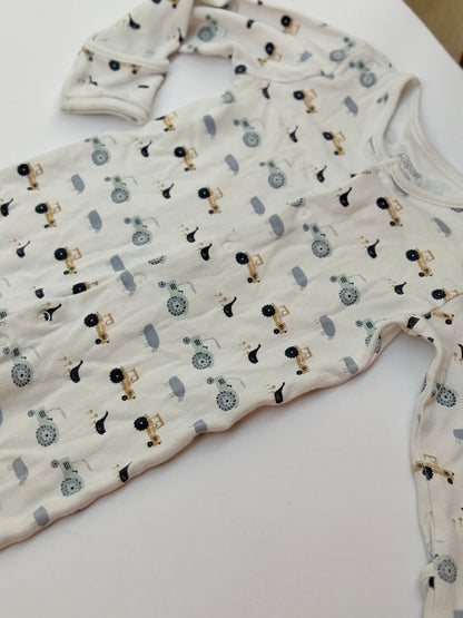 Mama & Papa Safari Print Sleeper 9-12m