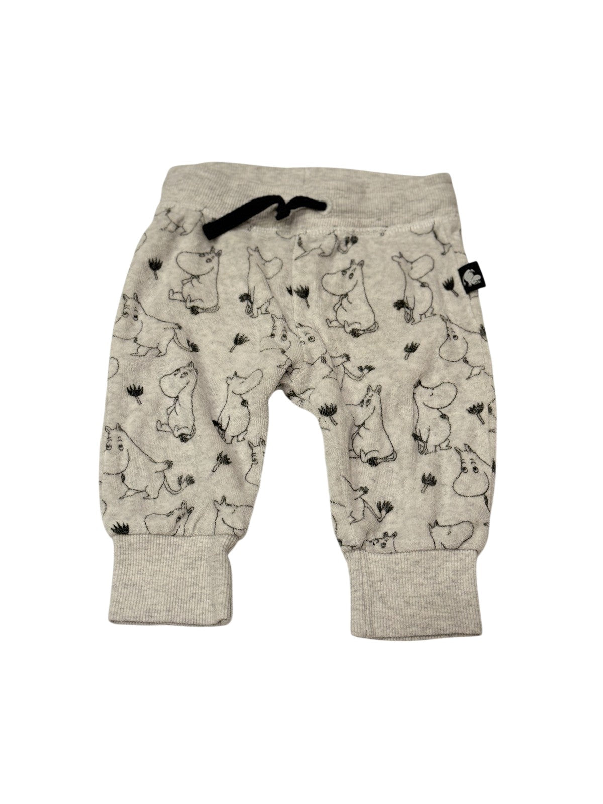 Reima Moomin Gray Jogger Pants 3-6M